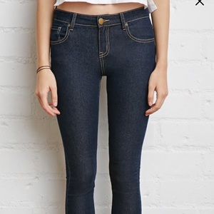 Forever 21 Mid-Rise Skinny Jeans